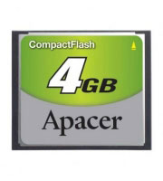 Apacer CompactFlash Card 4GB (AP4GCF-R) Apacer CompactFlash Card 4GB (AP4GCF-R)